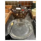 Visions Roaster, Pyrex Pie Plate