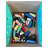 Box Lot With Baby Lock Sewing Machine + Assorted