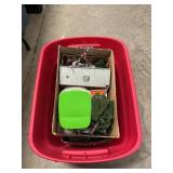 Tote With Model Train Platform Accessories, HO