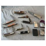 Camping Utensils, Barlow & Asst. Pocketknives,