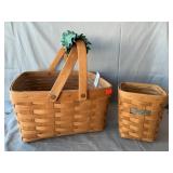 Pair Of Longaberger Baskets