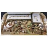 Tray Lot Of Assorted Jewelry