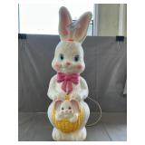 Contemporary Blow Mold Lighted Easter Bunny, 22ï¿½