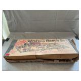 1950ï¿½s Louis Marx Western Ranch Set In Original