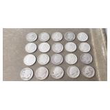 (20) Silver U.S Dimes