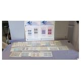 Tray Of Assorted Vintage Collector Stamps