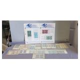 Tray Of Assorted Vintage Collector Stamps