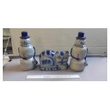 (3) Pieces Of Eldreth Pottery