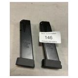 Pair Of Sig Sauer P-226 18 Round 9mm Magazines