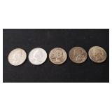 (5) Silver U.S. Quarters