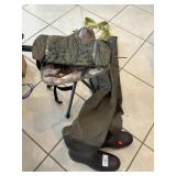 Red Ball Size 9 Pants Waders, (2) Portable Seats