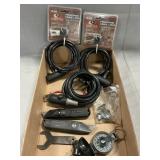 (3) Treestand Cable & Locks, Utility Knives,