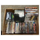 Box Lot Of DVDï¿½s, Westerns, War, Action, Vintage,