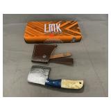Louis Martin Damascus Steel Cleaver Knife
