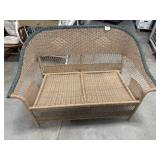 Wicker Love Seat