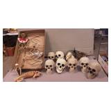 Tray Of Assorted Halloween Decorations