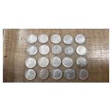 (20) U.S. Silver Dimes