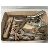 Assorted Wrenches, Flare Block, Oil Spout