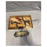 Wood Plane, Metal Badge and More