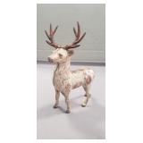 (1) Vintage Cast Iron Deer Bank (8.5" Tall)