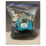 Bag Of Lego-Like Plastic Building Pieces