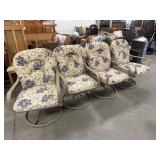 (4) Swivel Patio Chairs