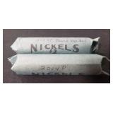 (2) Rolls Of 2004-P U.S. Nickels
