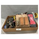 Lot With Tool Pouch, Assorted Tools
