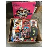 Box Lot Of Manga Books & DVDï¿½s, Painting Kit