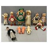 Lot Of Small Vintage Dolls