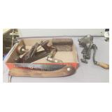 Tray Lot Of Assorted Items Including Vintage Food