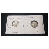 (2) Silver Dimes (1962-D & 1964-D)