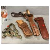 (3) Holsters, Camo Strap