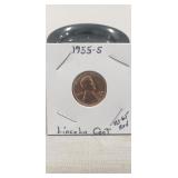 (1) 1955-S Lincoln Cent