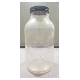 (1) Vintage Glass Jar (Horlick