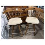 (2) Swivel Bar Chairs
