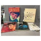 Lot Of Stamps, Beatles & Elvis Books