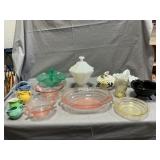 Green Bird In Flight Bowl, Milk & Depression