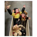 Lot With Vintage Plush Animals, Inculing Rubber