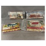 (3) HO Scale Plasticville Buildings, Empty House