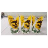 (3) Vintage Peanut Butter Glasses