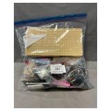 Bag Of Lego-Like Plastic Building Pieces
