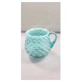 (1) Vintage Fenton Carnival Glass Pitcher (6"