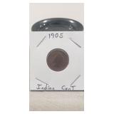 (1) 1905 Indian Head One Cent