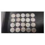 (20) U.S. Silver Dimes