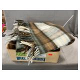 Lot Of Spray Nozzles, Wool Lap Blanket