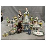 Collection Of Vintage Porcelain Figures & Asst,