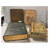 Lot Of Antique Books, Bible