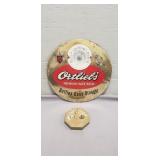 (1) Vintage Beer Advertising Sign w/ Thermometer