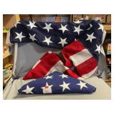 Pair Of Cotton Flags